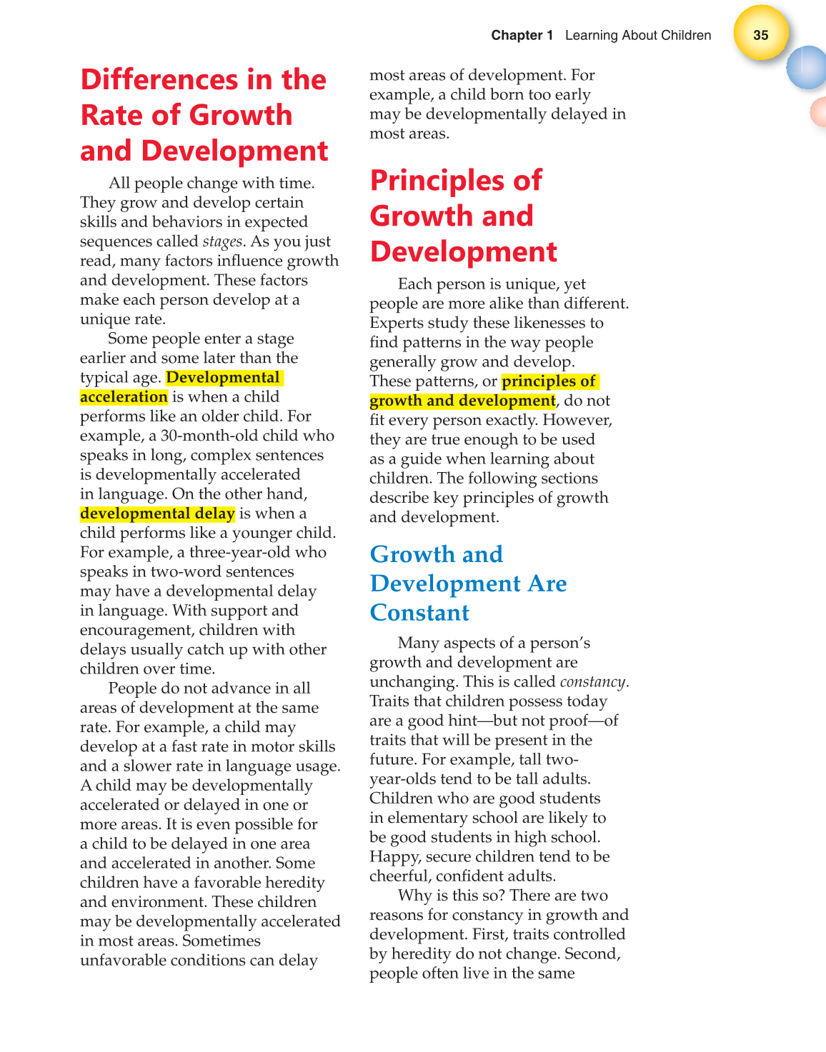 Child Development: Early Stages Through Age 12, 7th Edition page 35