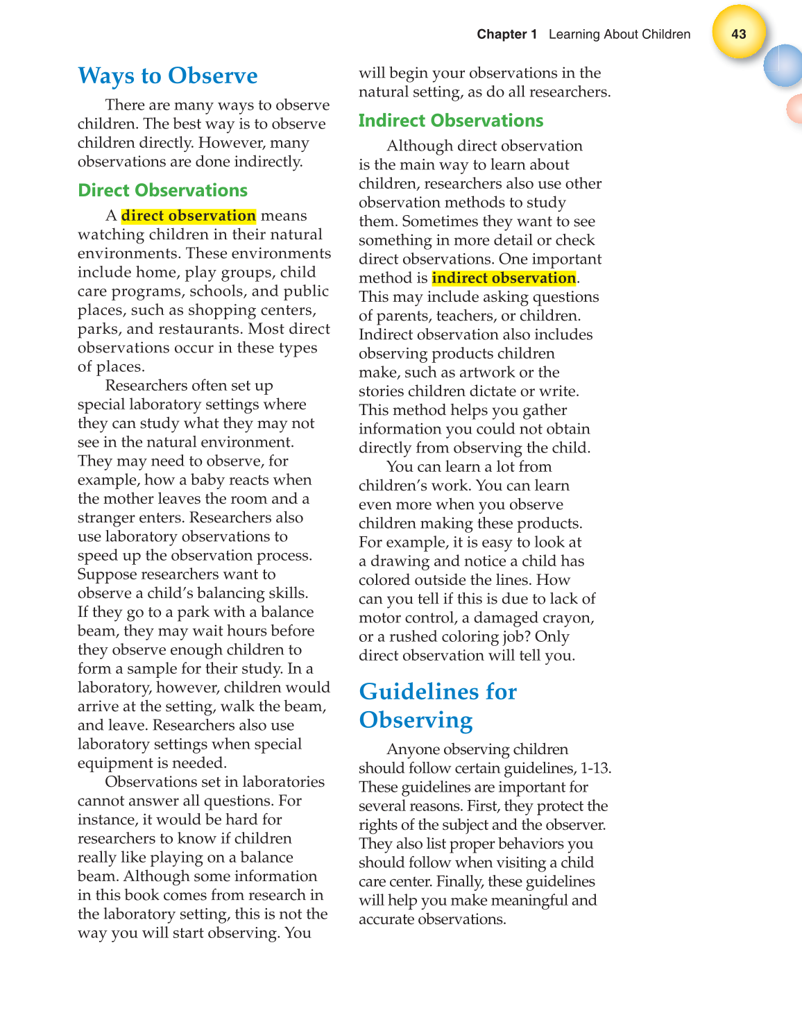 Child Development: Early Stages Through Age 12, 7th Edition page 43