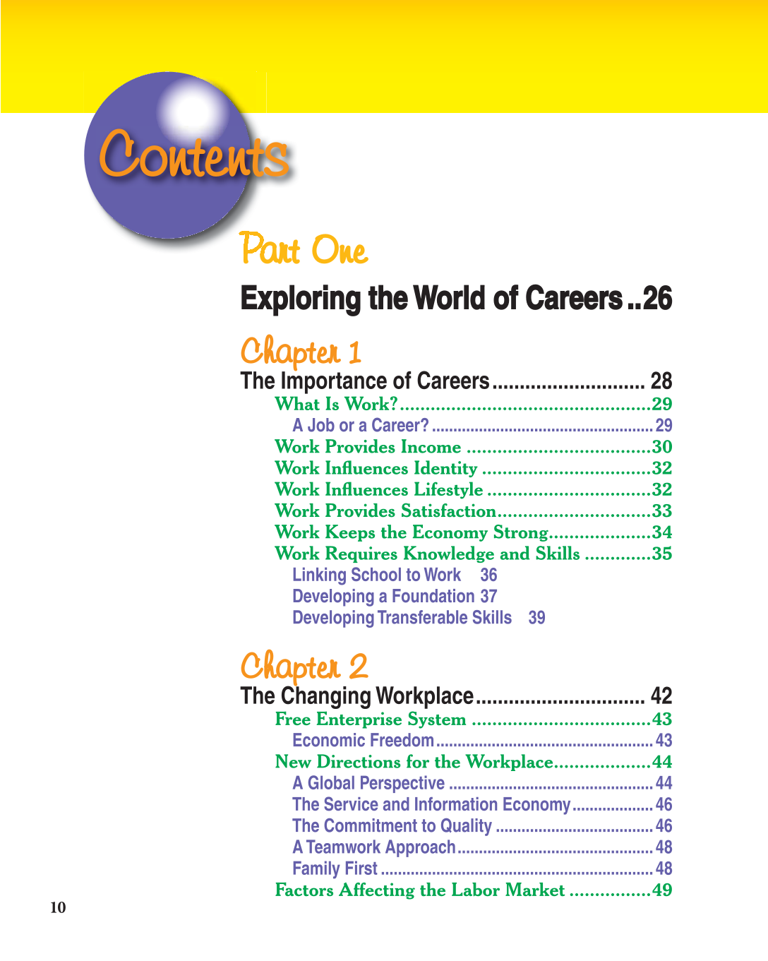 Discovering Careers, 7th Edition page 10