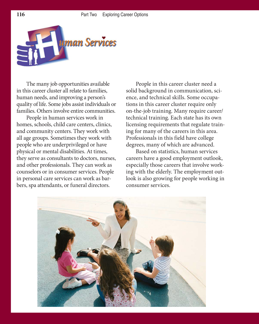 Discovering Careers, 7th Edition page 116