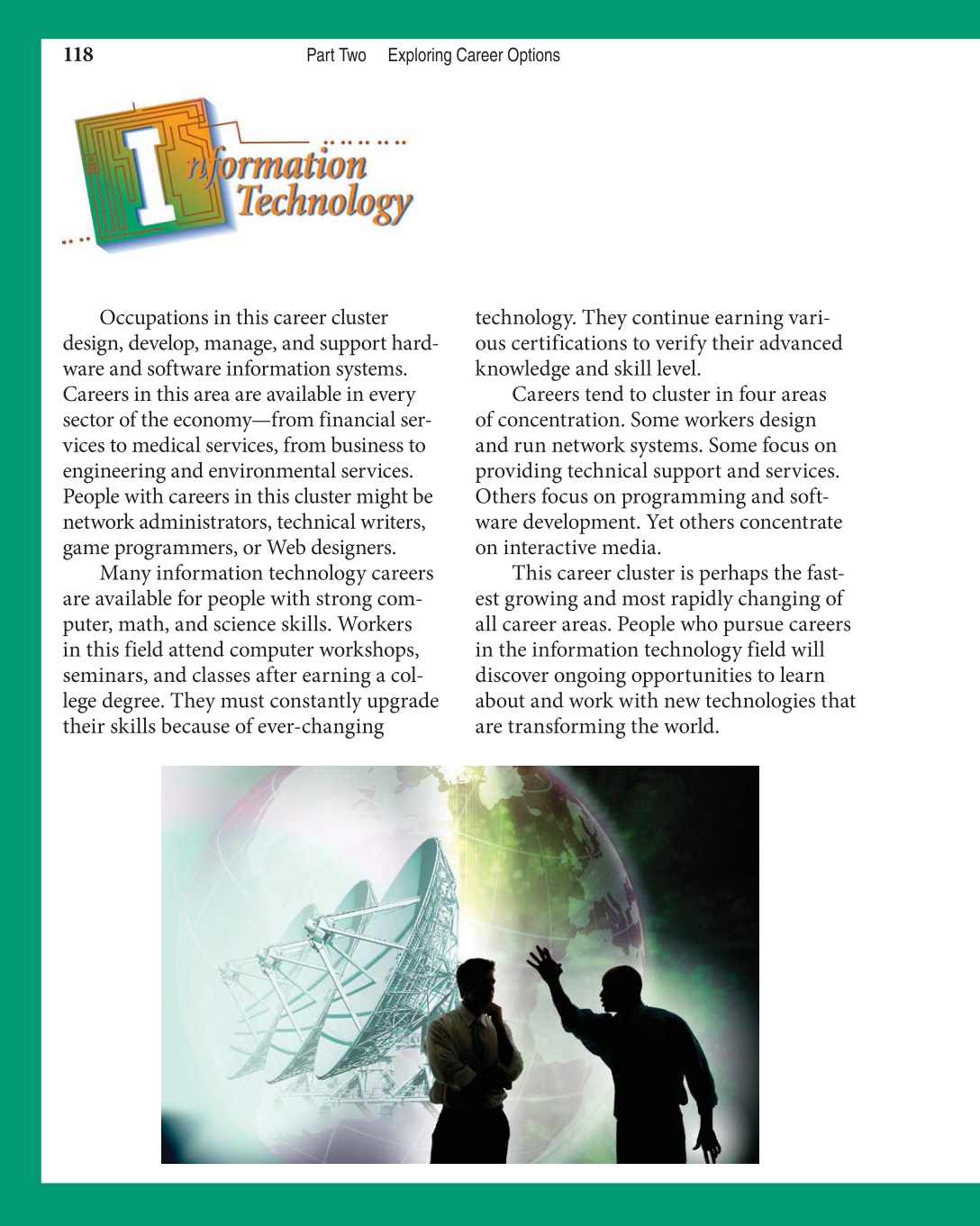 Discovering Careers, 7th Edition page 118