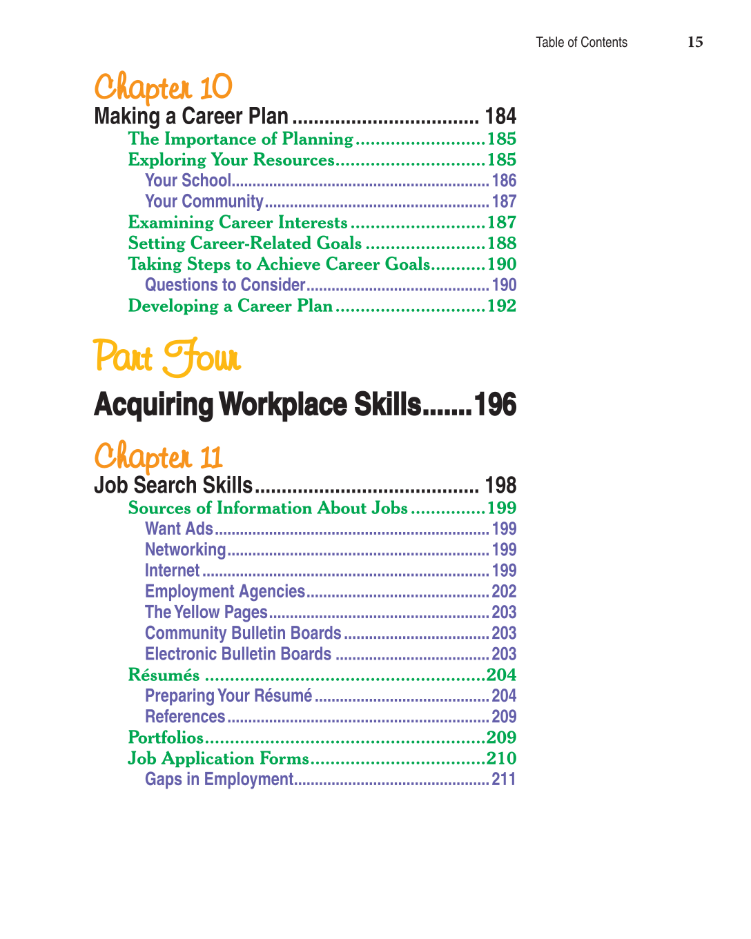 Discovering Careers, 7th Edition page 15