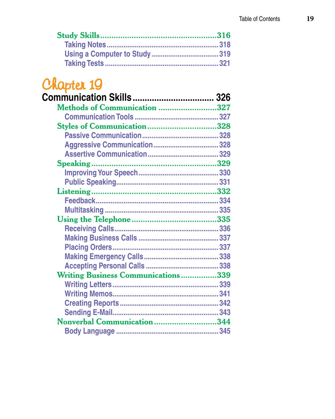 Discovering Careers, 7th Edition page 19