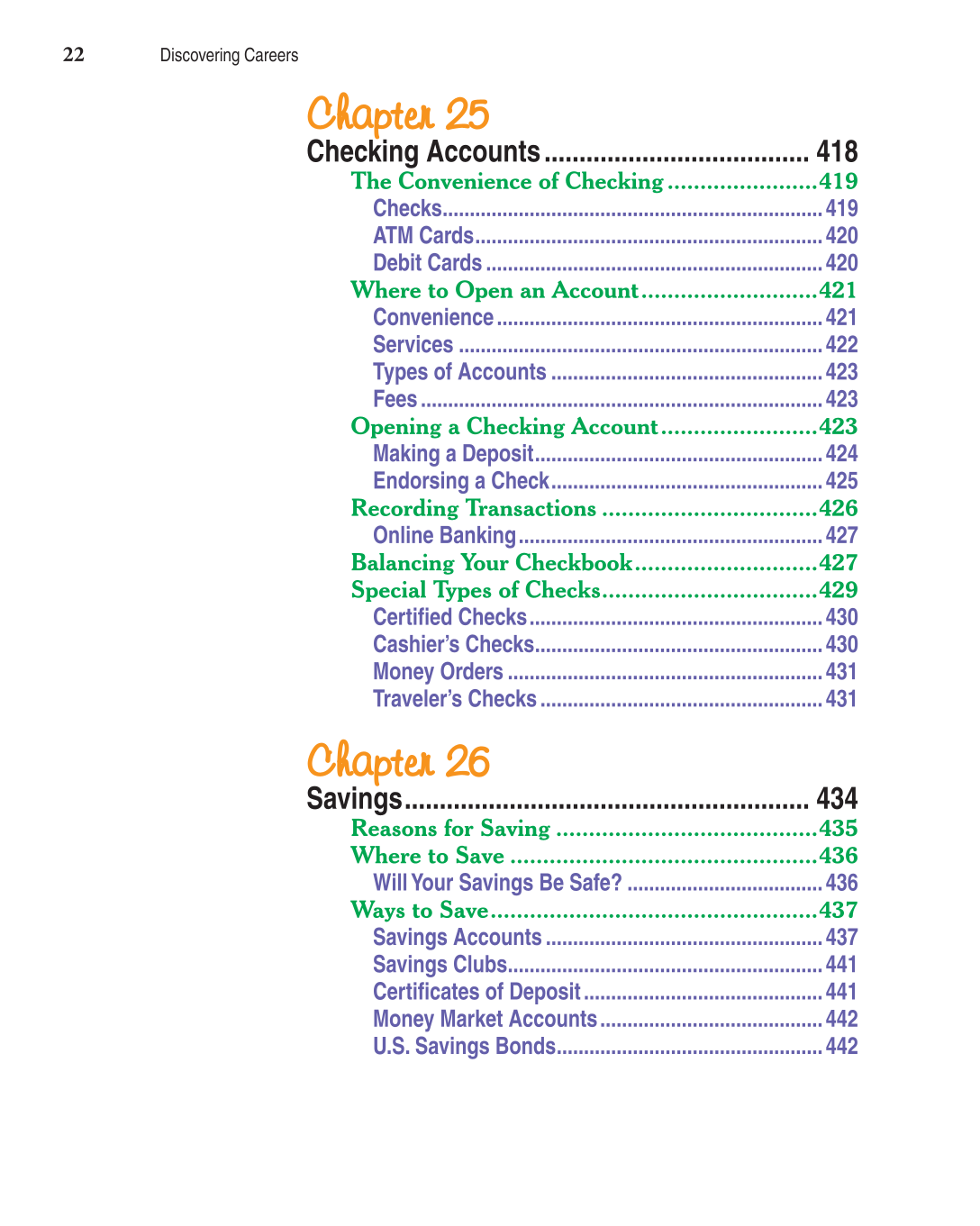 Discovering Careers, 7th Edition page 22