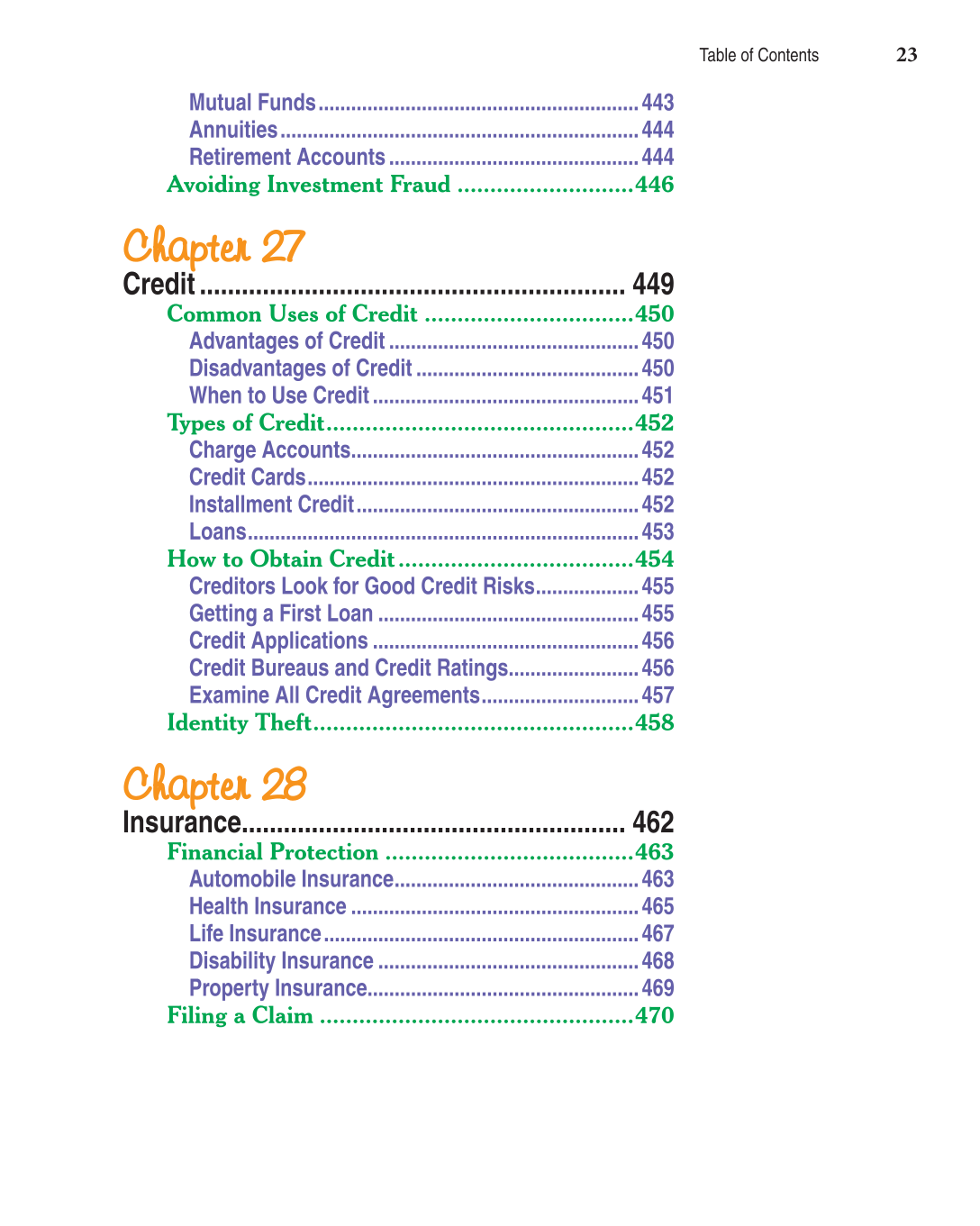 Discovering Careers, 7th Edition page 23
