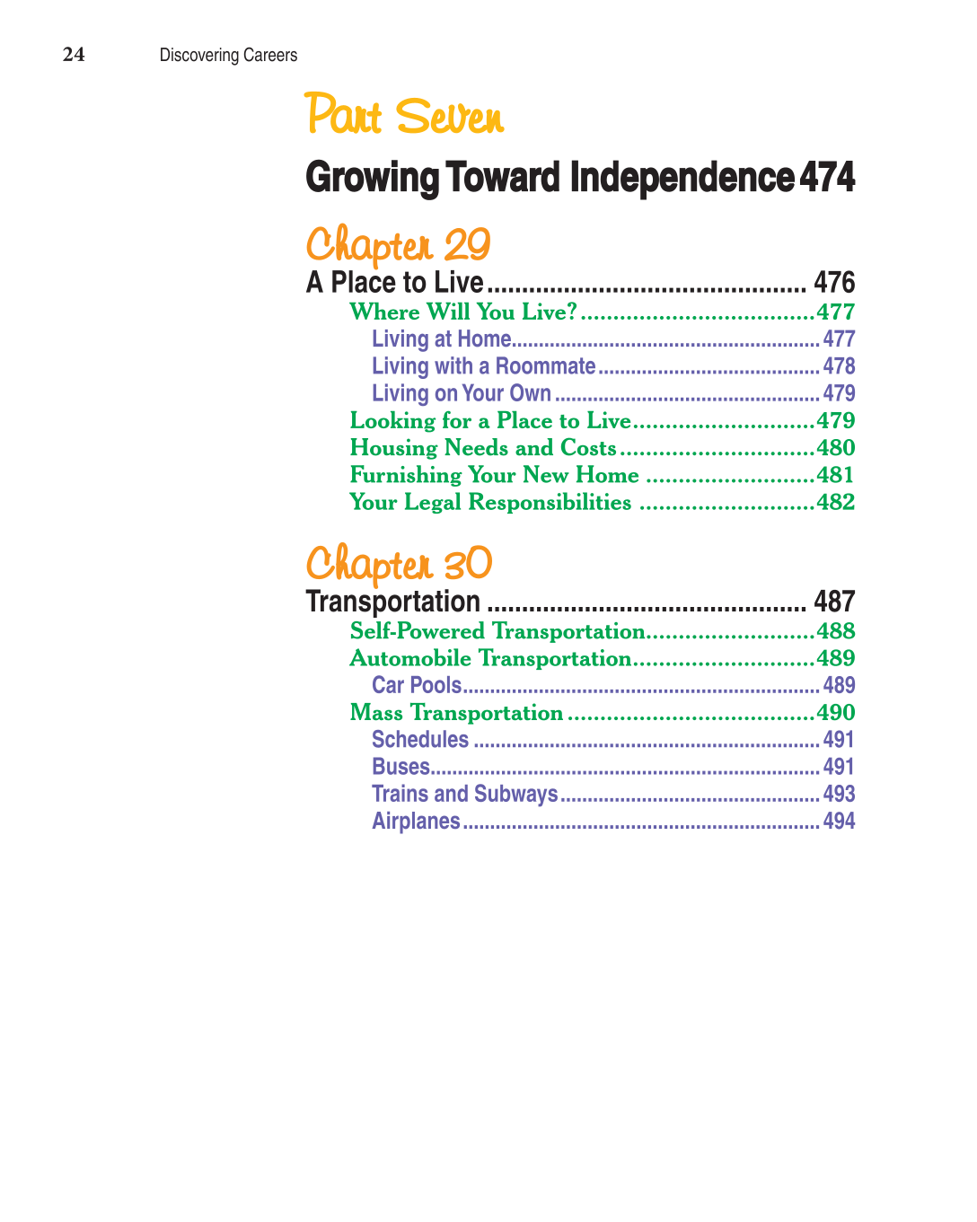 Discovering Careers, 7th Edition page 24