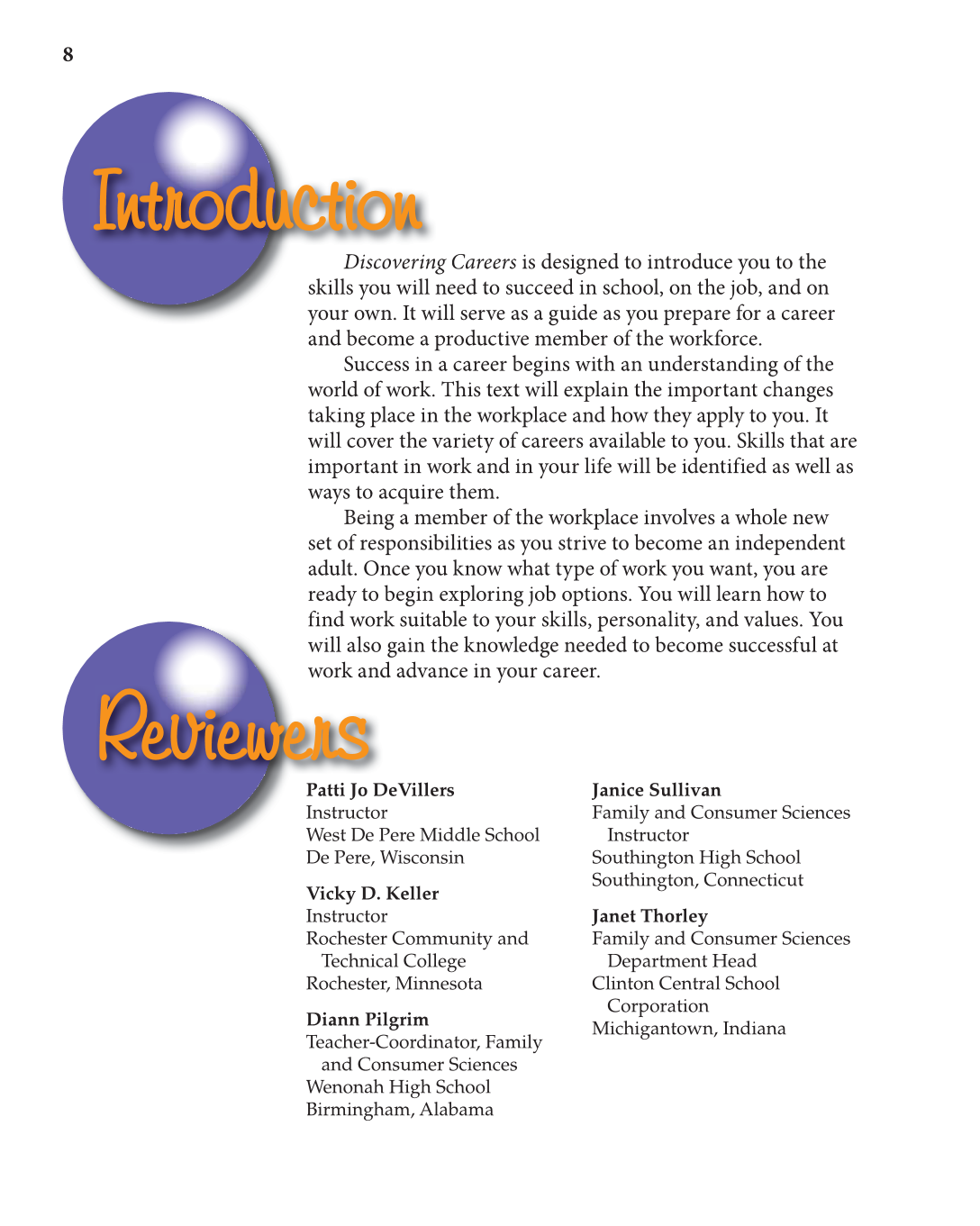 Discovering Careers, 7th Edition page 8