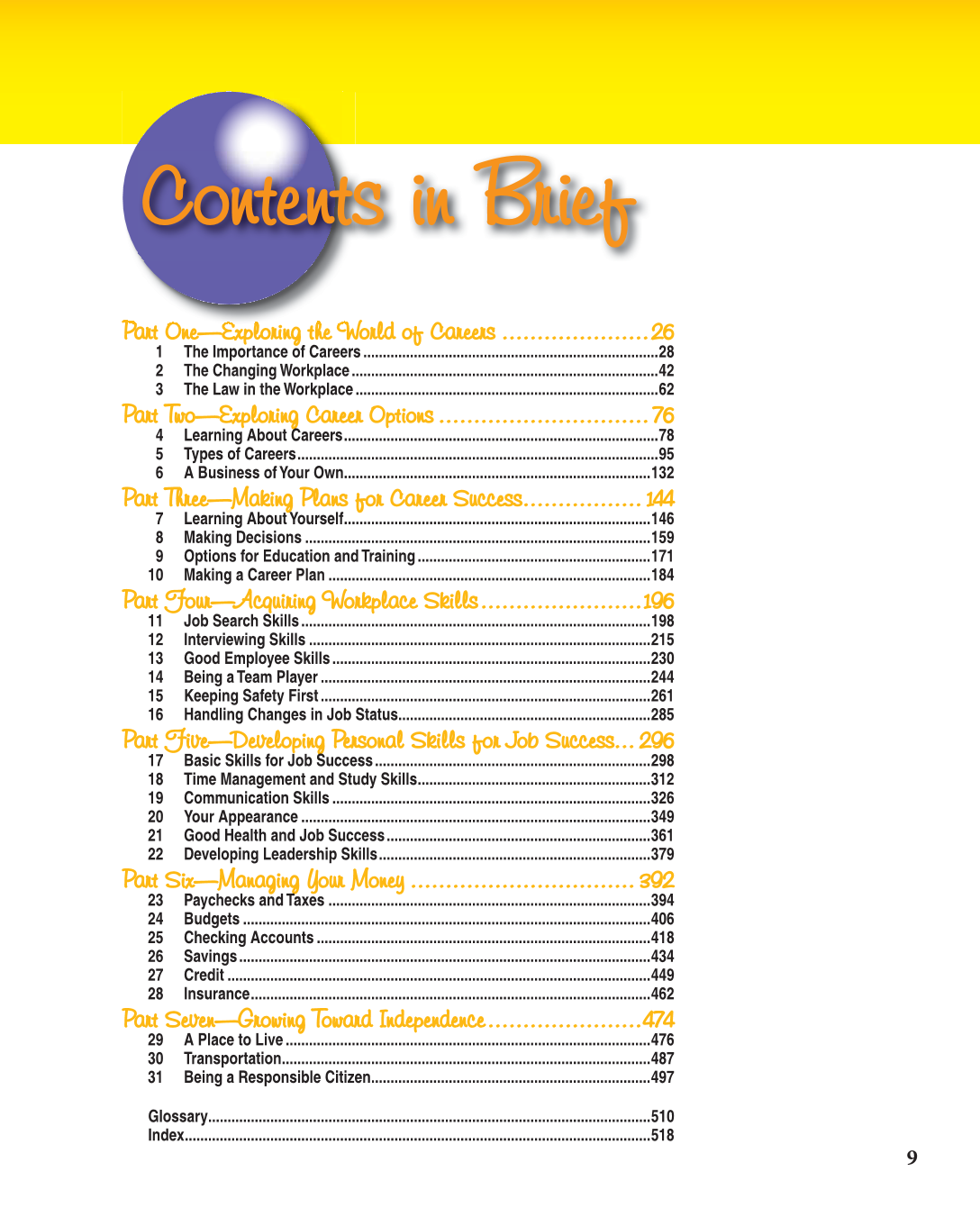 Discovering Careers, 7th Edition page 9
