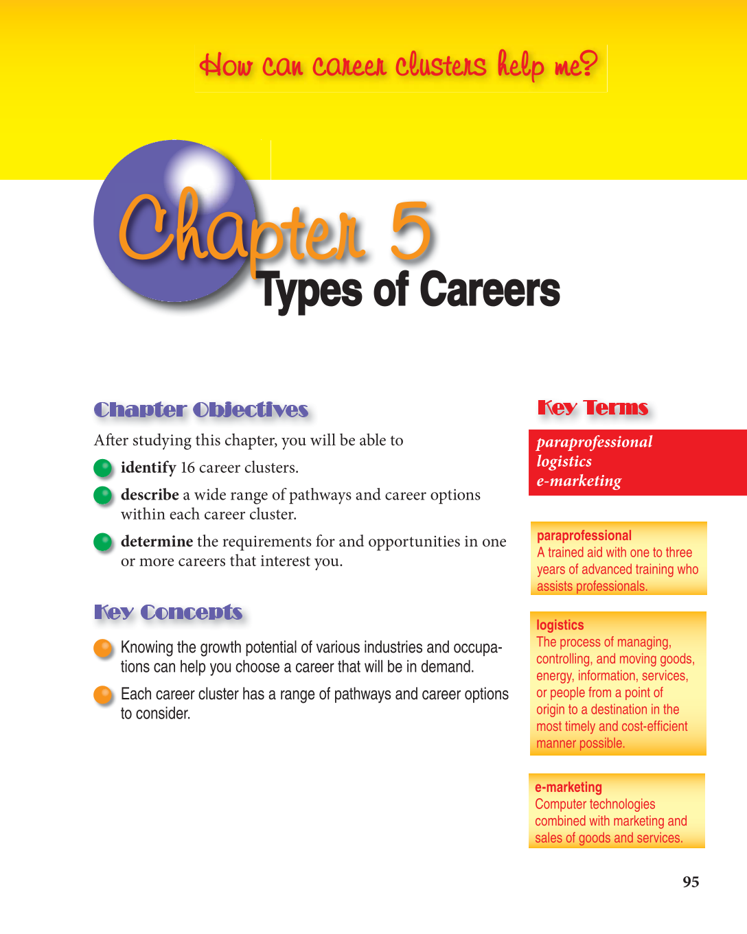 Discovering Careers, 7th Edition page 95