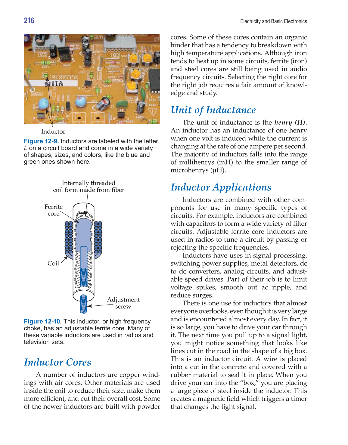 Electricity and Basic Electronics, 7th Edition page 216