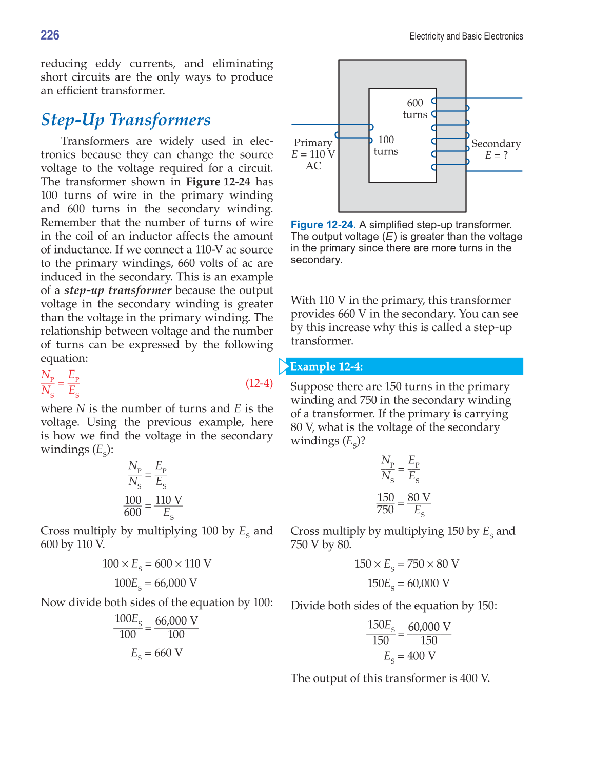 Electricity and Basic Electronics, 7th Edition page 226