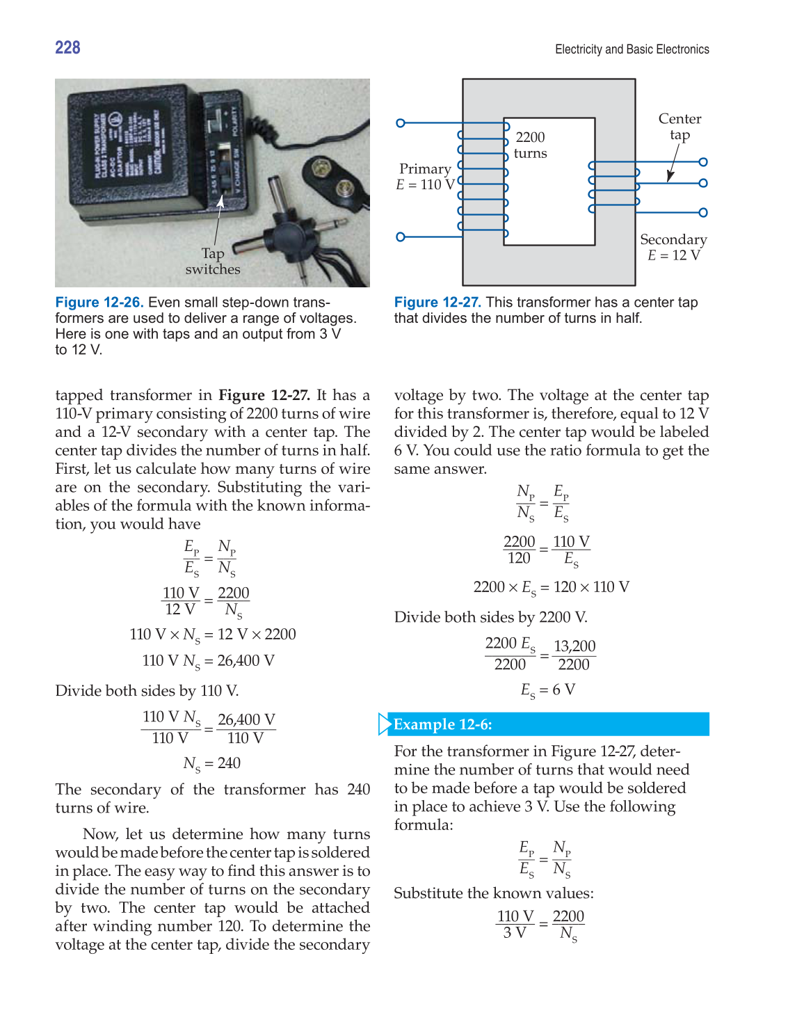 Electricity and Basic Electronics, 7th Edition page 228