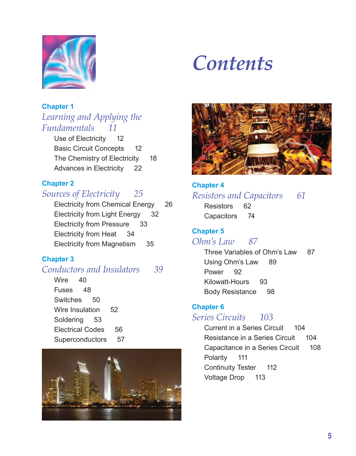 Electricity and Basic Electronics, 7th Edition page 5