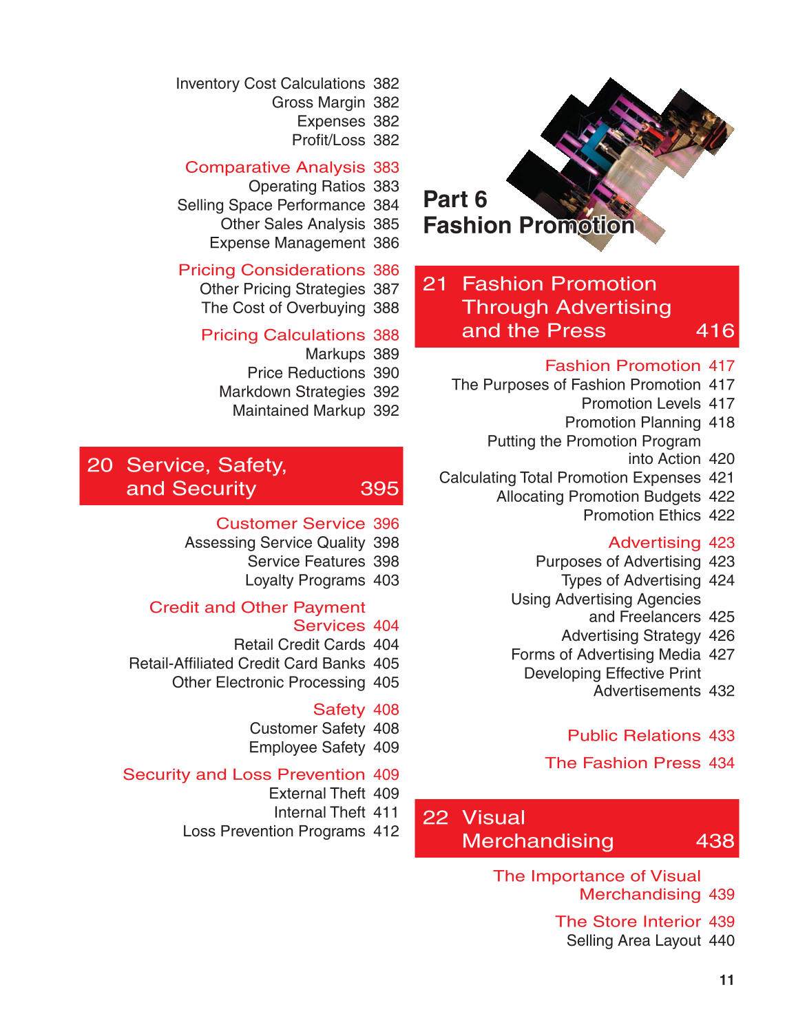 Fashion Marketing &amp; Merchandising, 3rd Edition page 11