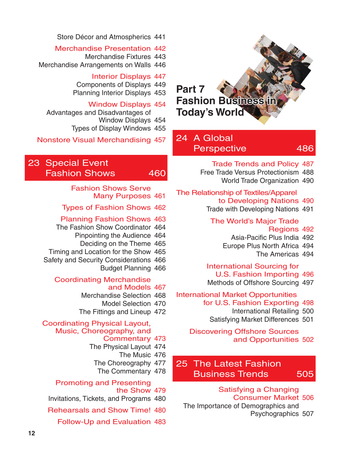 Fashion Marketing &amp; Merchandising, 3rd Edition page 12