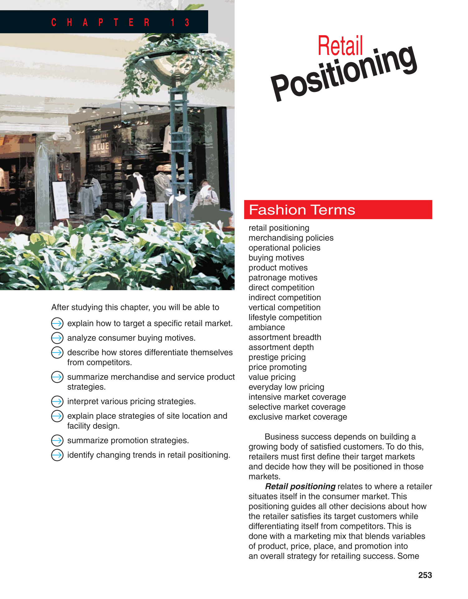 Fashion Marketing &amp; Merchandising, 3rd Edition page 253