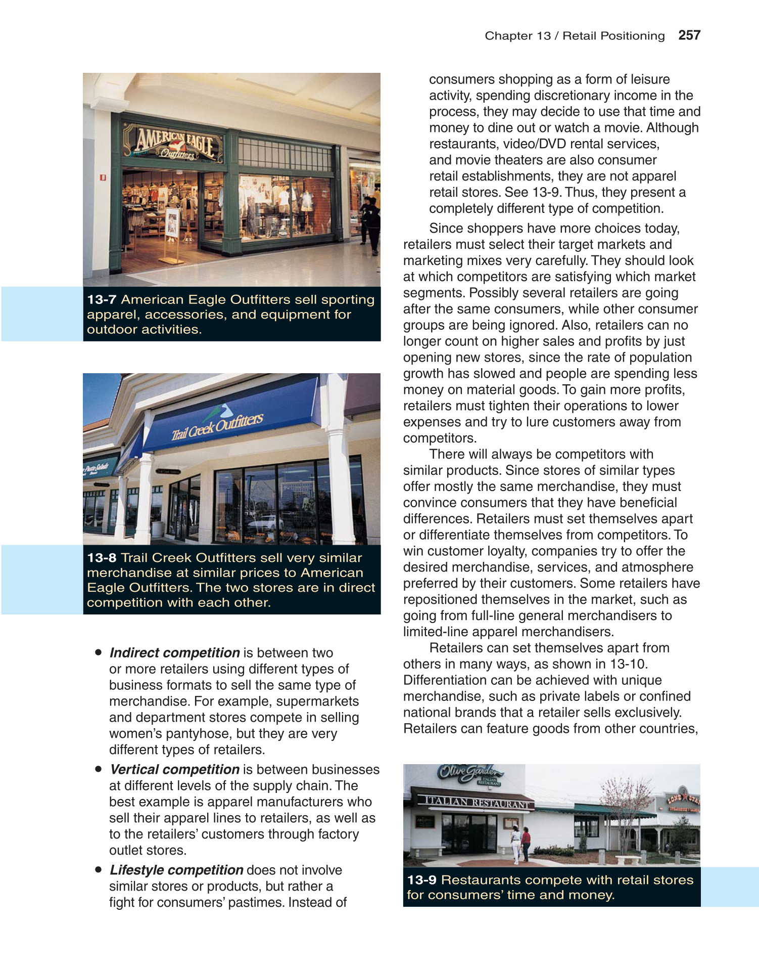 Fashion Marketing &amp; Merchandising, 3rd Edition page 257