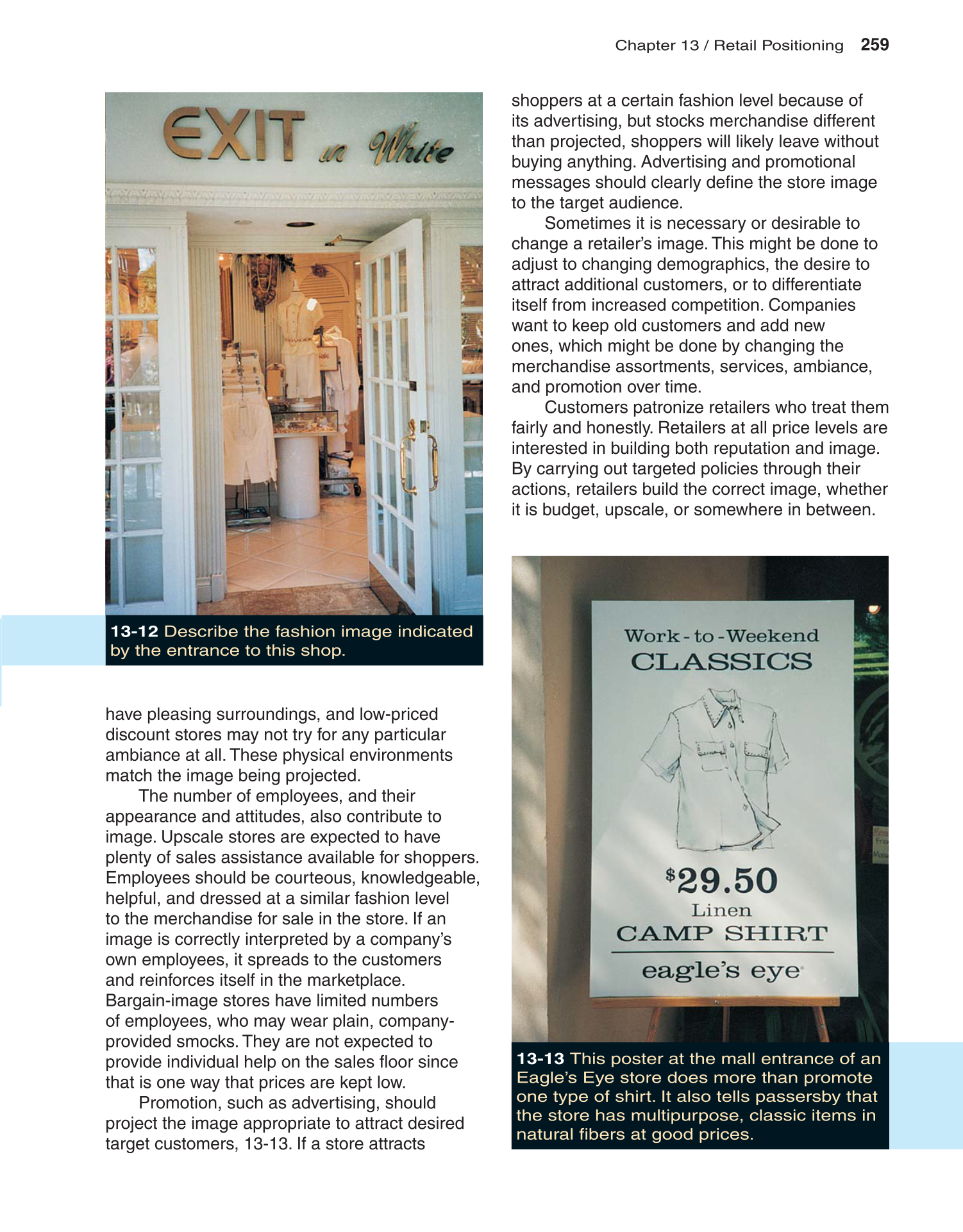 Fashion Marketing &amp; Merchandising, 3rd Edition page 259