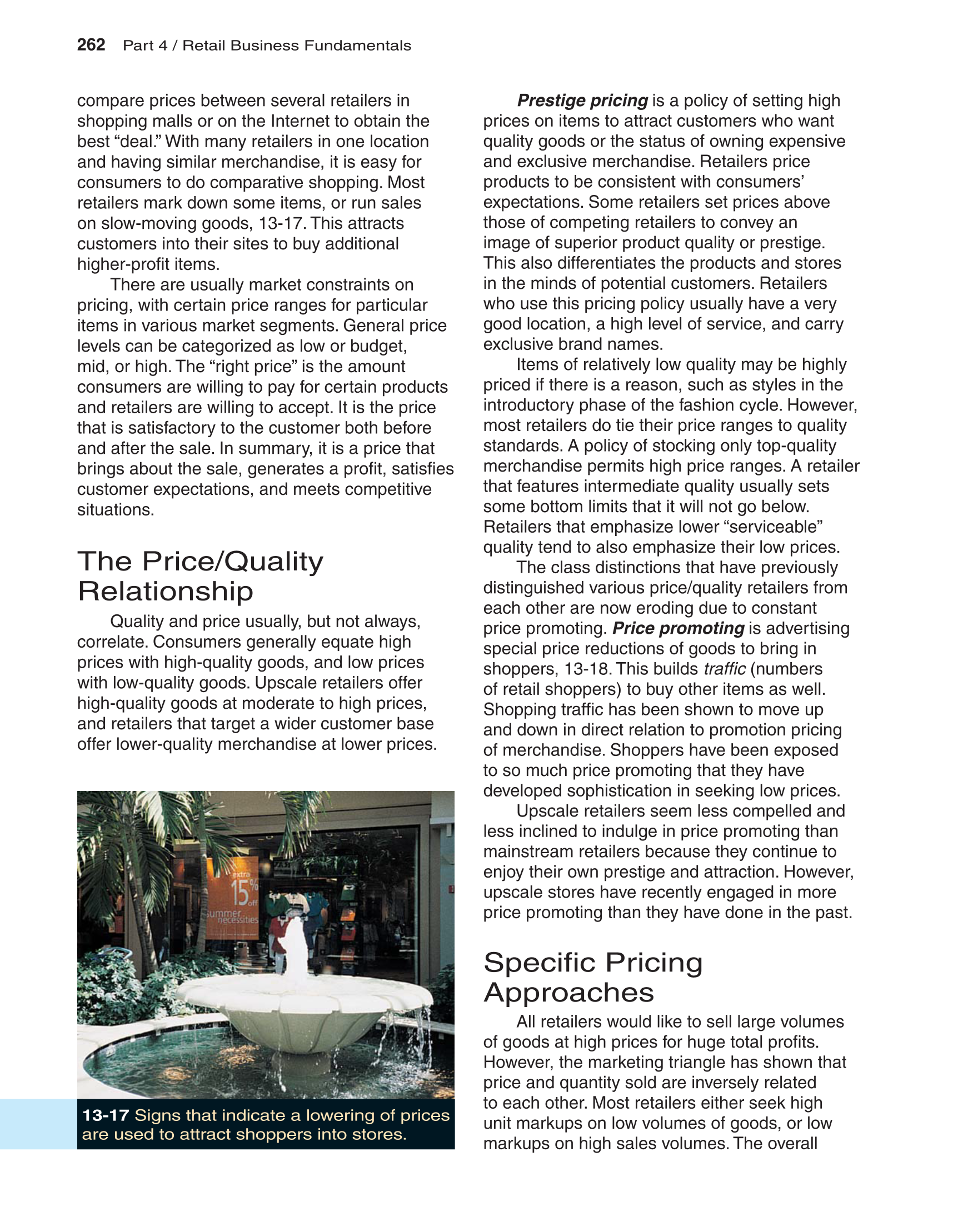 Fashion Marketing &amp; Merchandising, 3rd Edition page 262