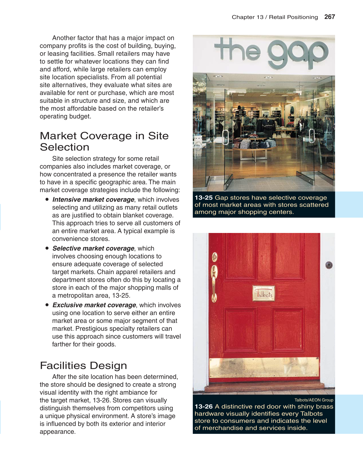 Fashion Marketing &amp; Merchandising, 3rd Edition page 267