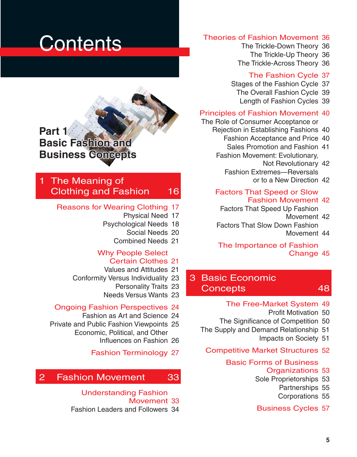 Fashion Marketing &amp; Merchandising, 3rd Edition page 5