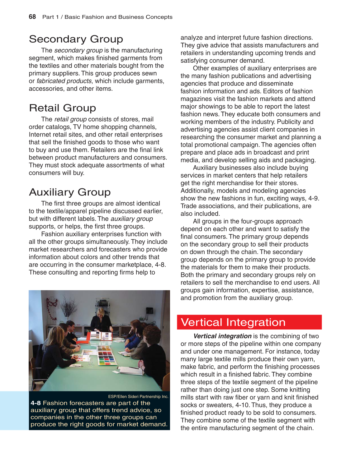 Fashion Marketing &amp; Merchandising, 3rd Edition page 68