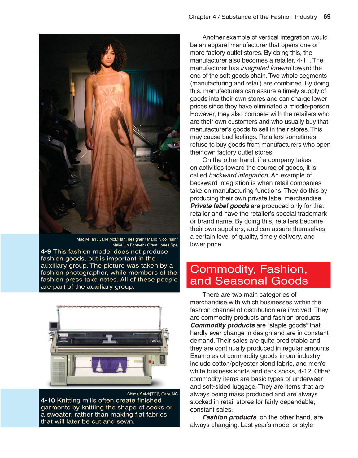 Fashion Marketing &amp; Merchandising, 3rd Edition page 69