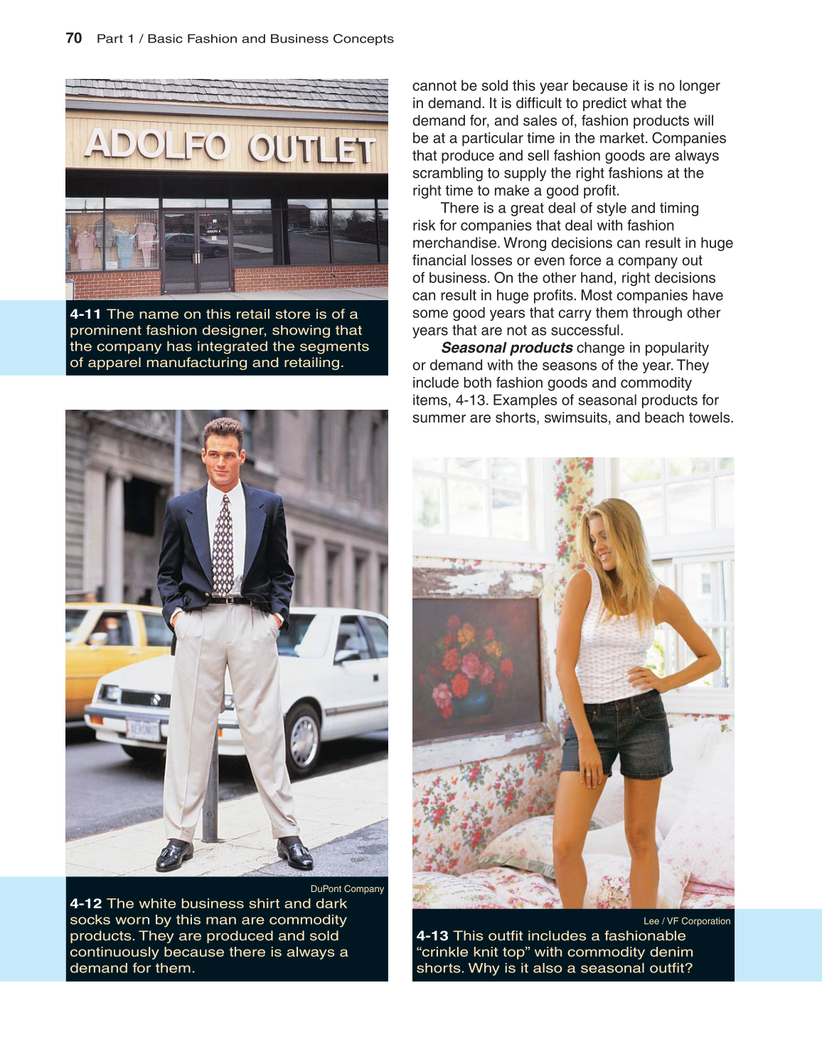 Fashion Marketing &amp; Merchandising, 3rd Edition page 70