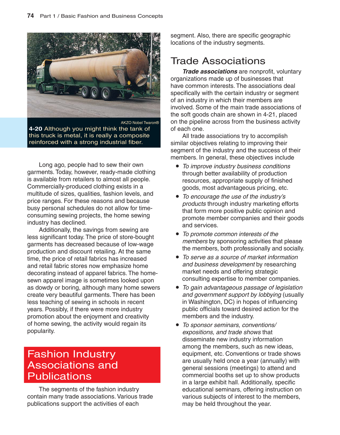 Fashion Marketing &amp; Merchandising, 3rd Edition page 74