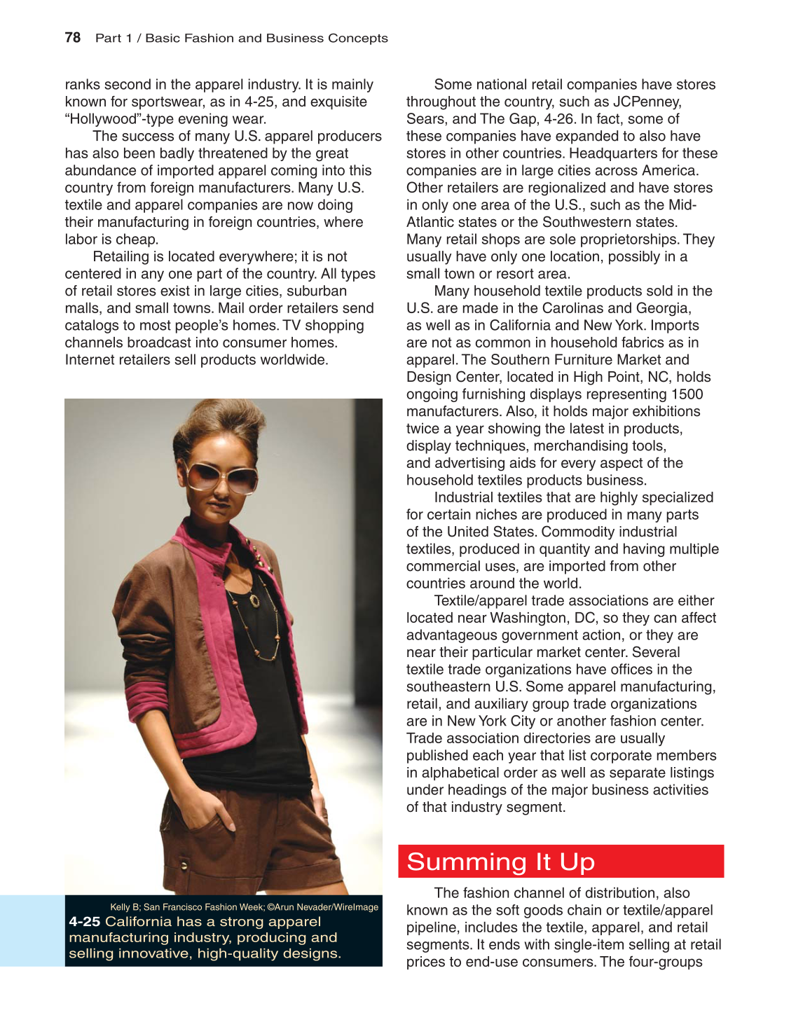 Fashion Marketing &amp; Merchandising, 3rd Edition page 78