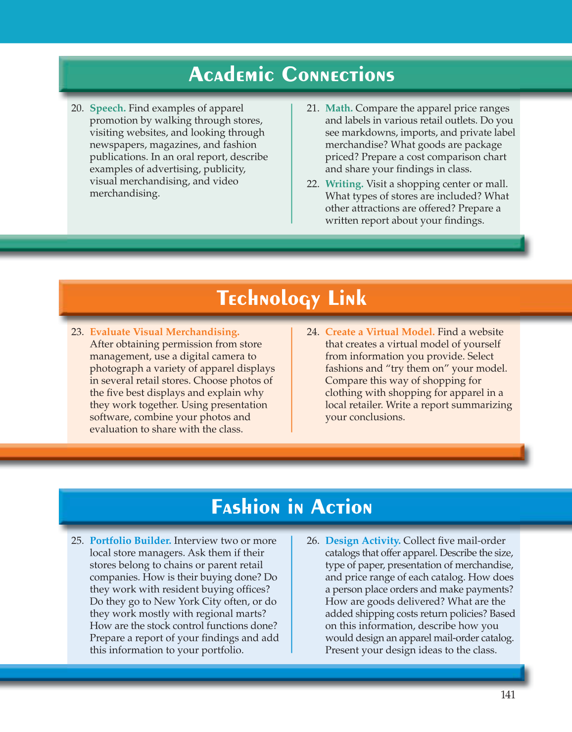 Fashion!, 6th Edition page 141