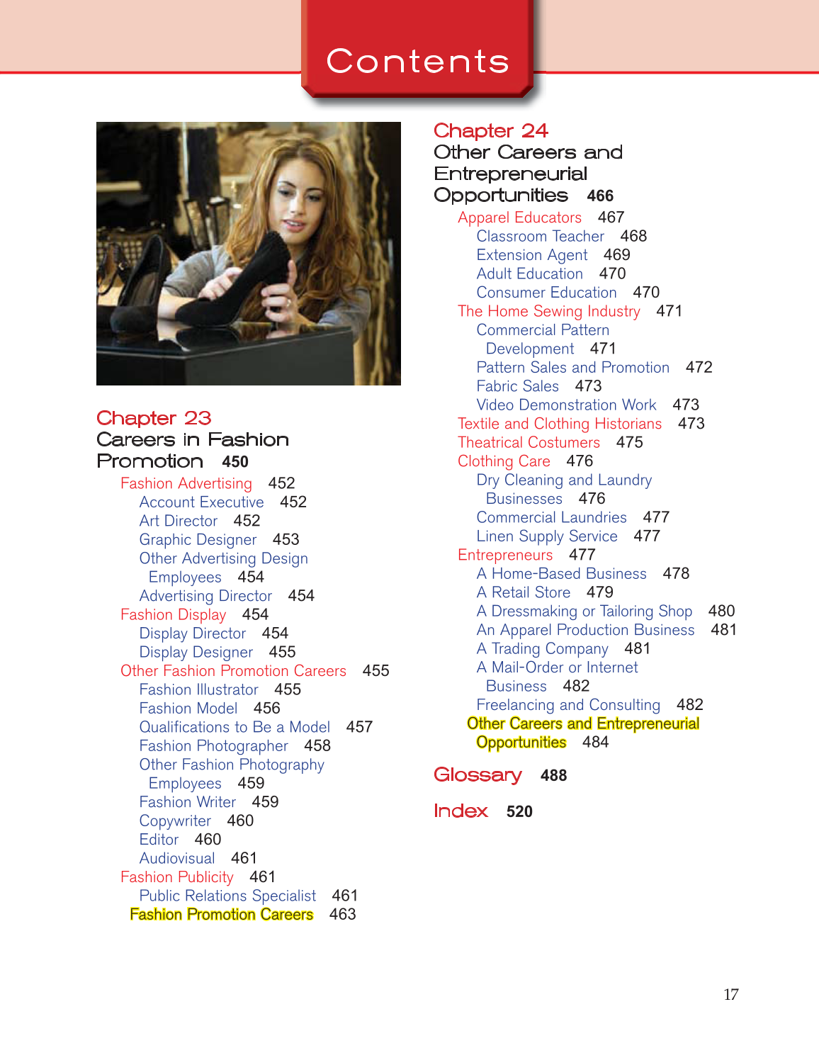 Fashion!, 6th Edition page 17