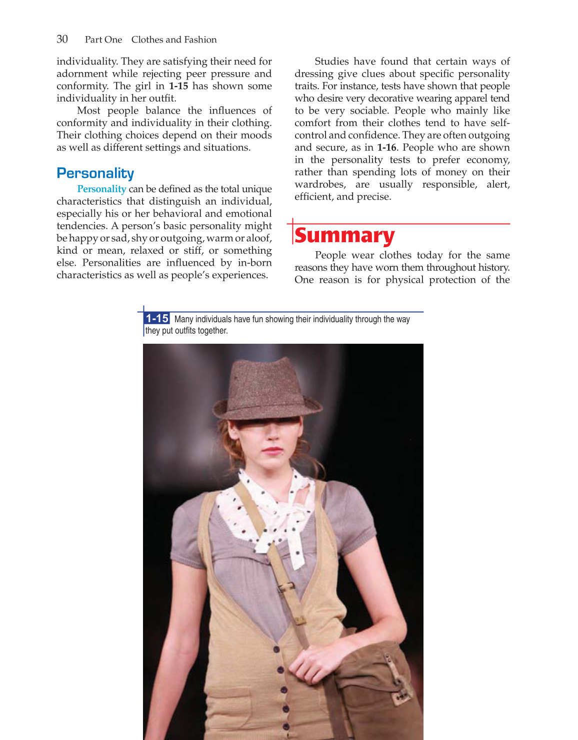 Fashion!, 6th Edition page 30