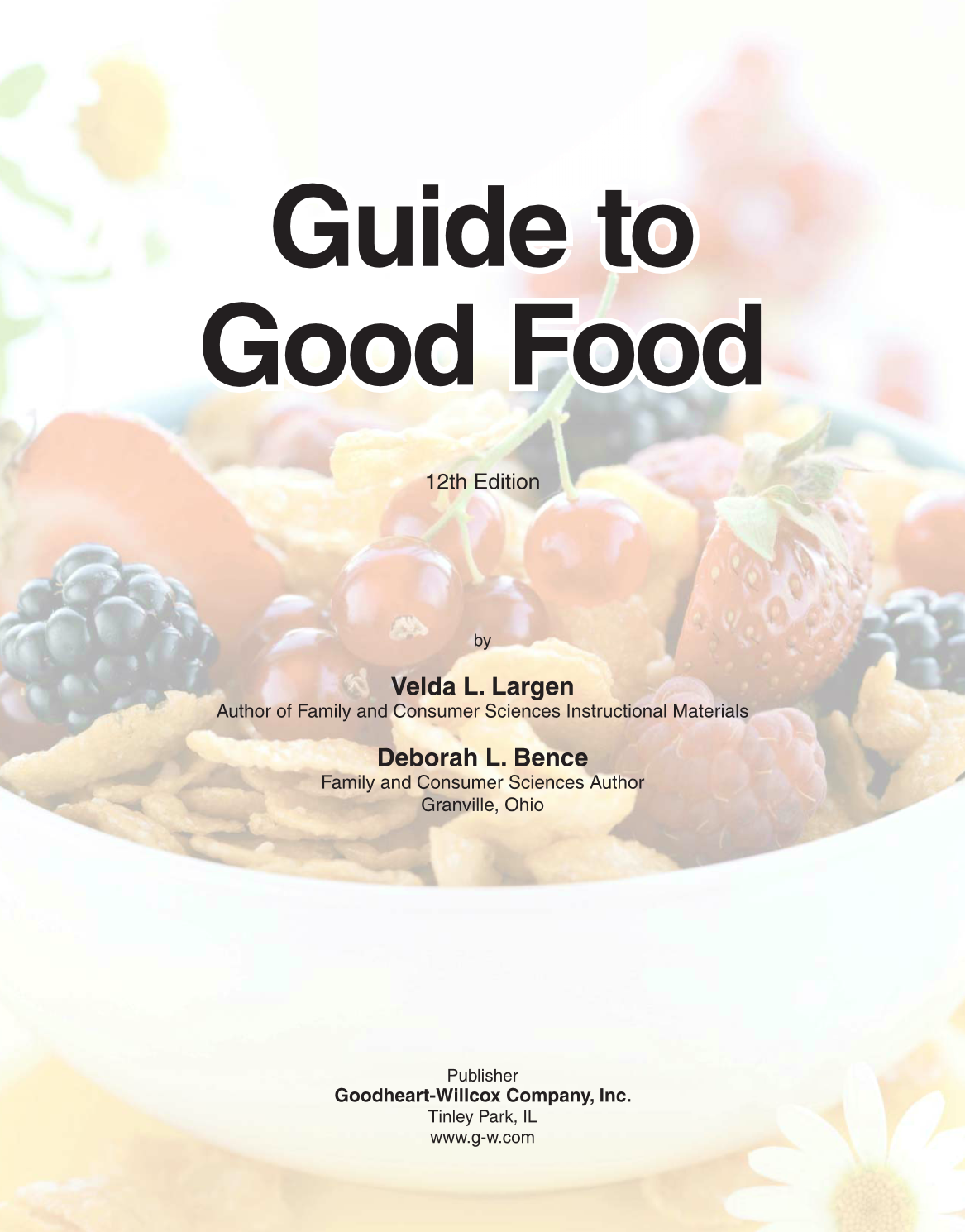 Guide to Good Food, 12th Edition page I