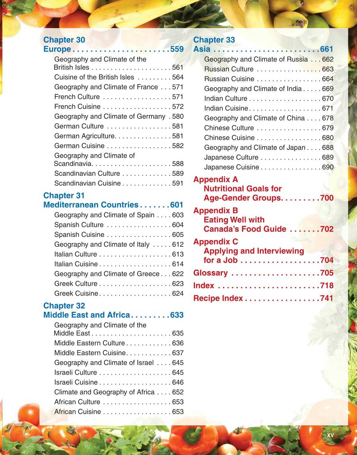 Guide to Good Food, 12th Edition page XV