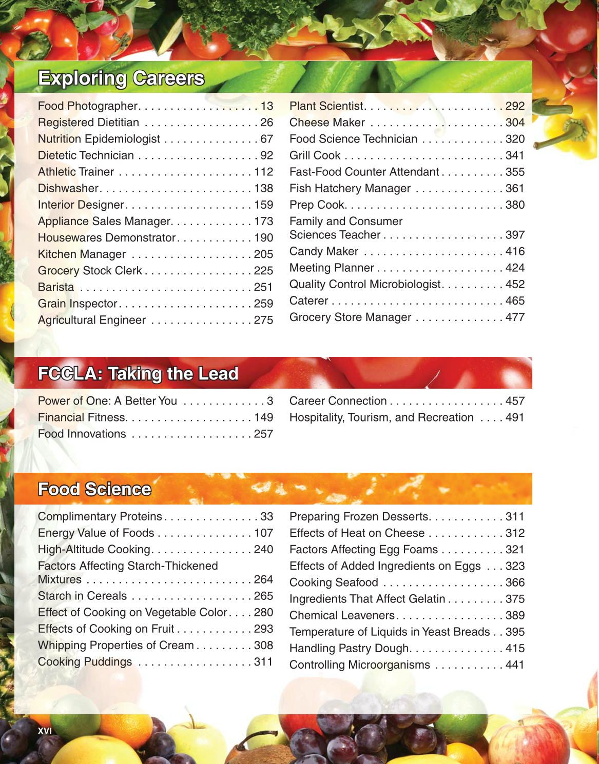 Guide to Good Food, 12th Edition page XVI