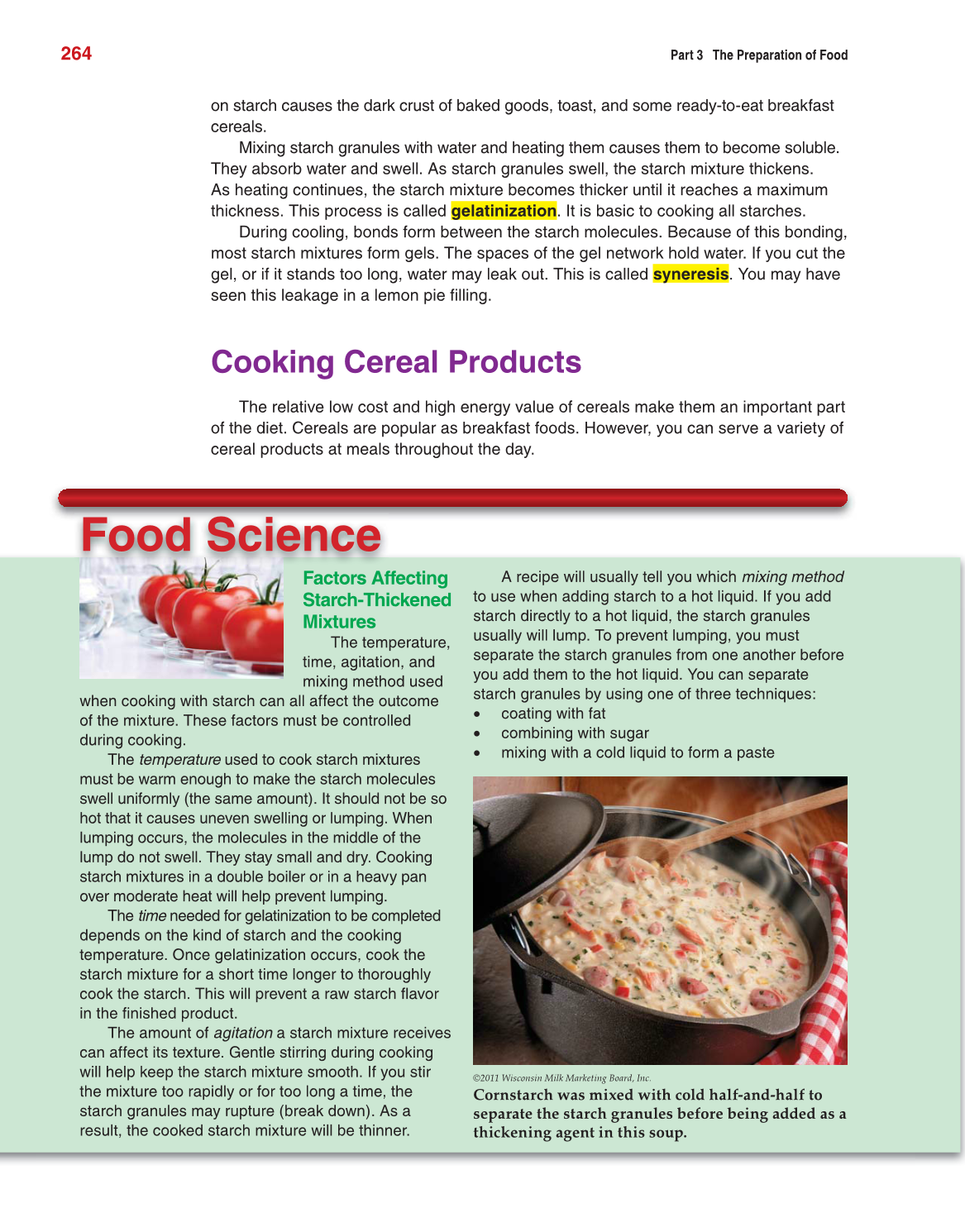 Guide to Good Food, 12th Edition page 264