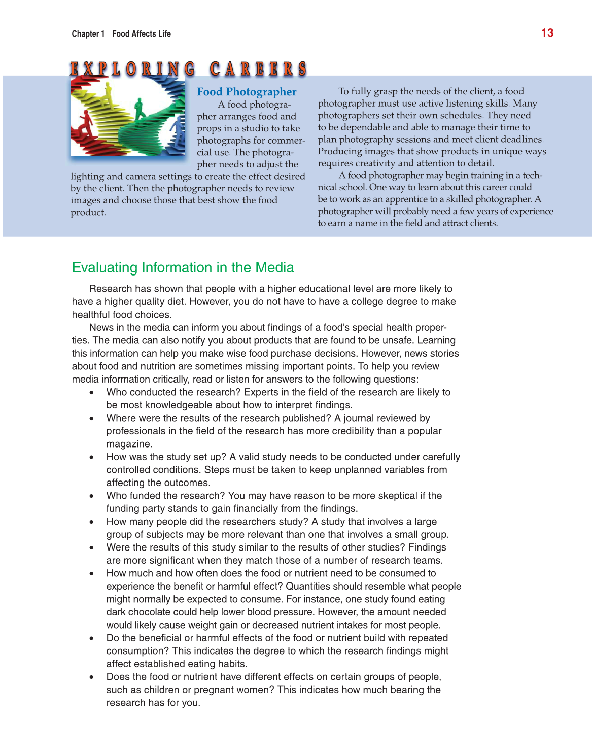 Guide to Good Food, 12th Edition page 13