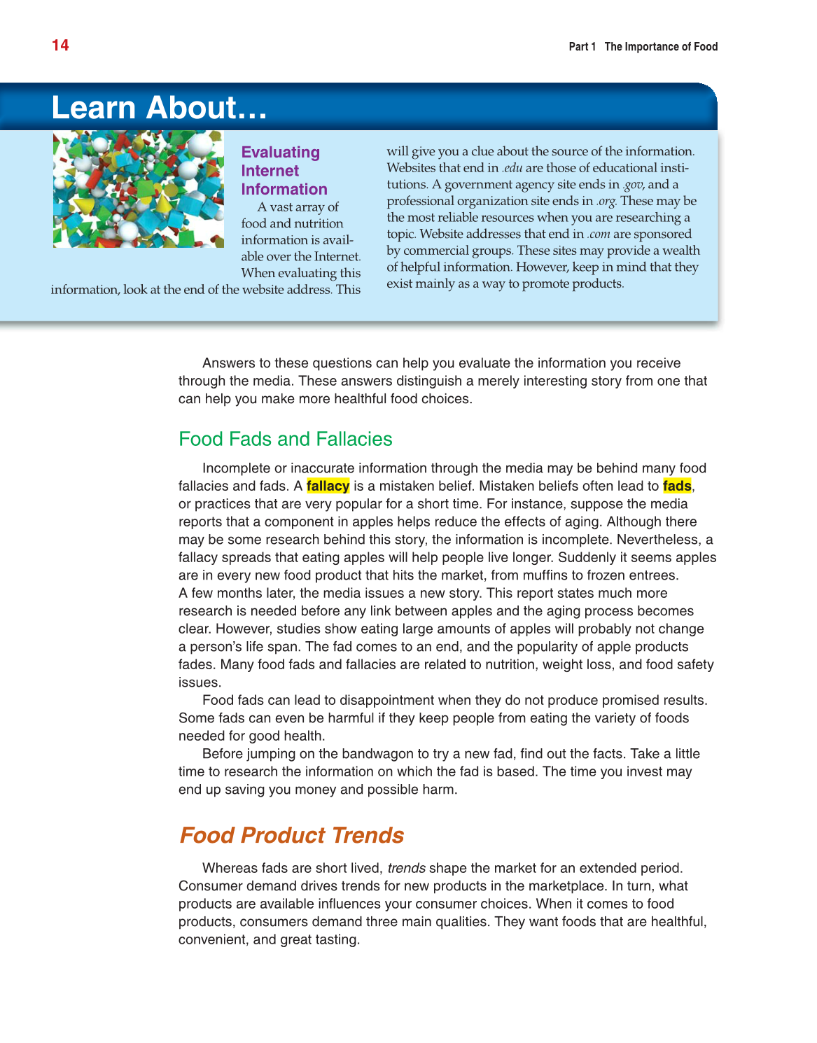 Guide to Good Food, 12th Edition page 14