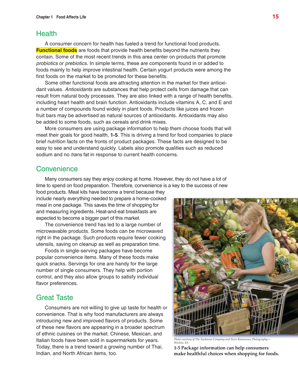 Guide to Good Food, 12th Edition page 15