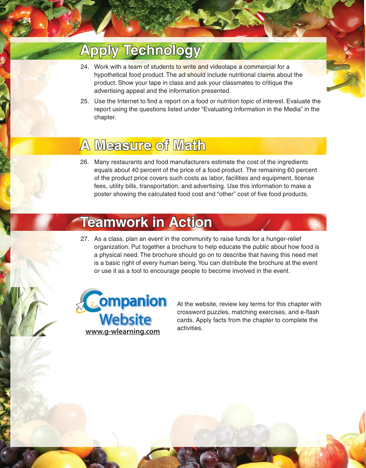 Guide to Good Food, 12th Edition page 24