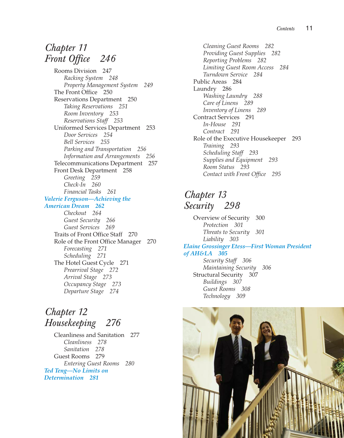 Hospitality Services: Food &amp; Lodging, 2nd Edition page 11