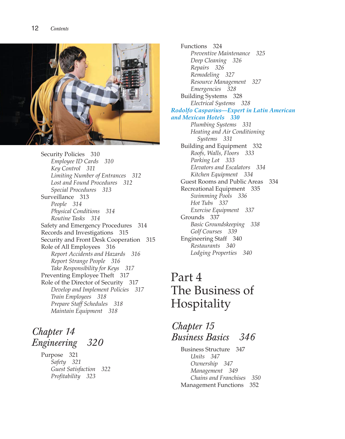 Hospitality Services: Food &amp; Lodging, 2nd Edition page 12