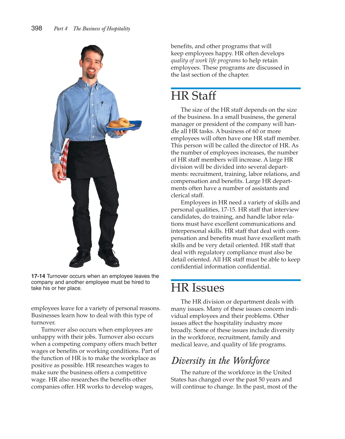Hospitality Services: Food &amp; Lodging, 2nd Edition page 398