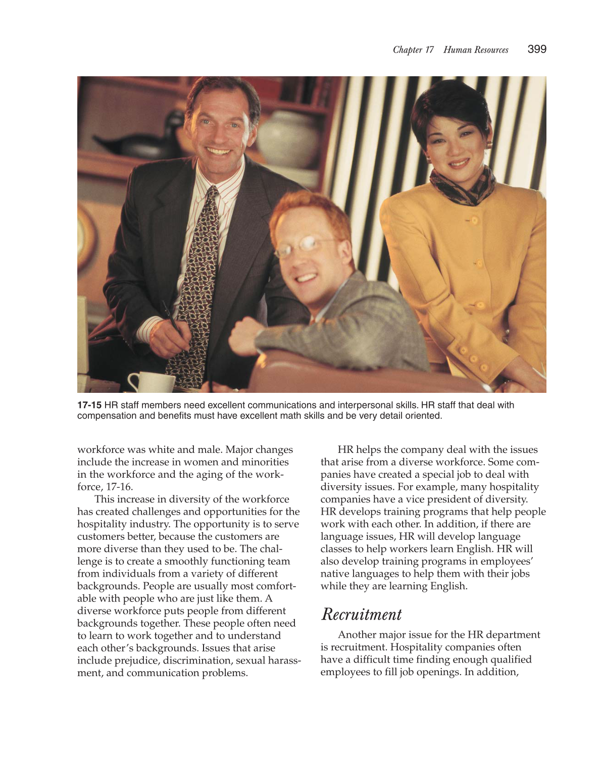 Hospitality Services: Food &amp; Lodging, 2nd Edition page 399