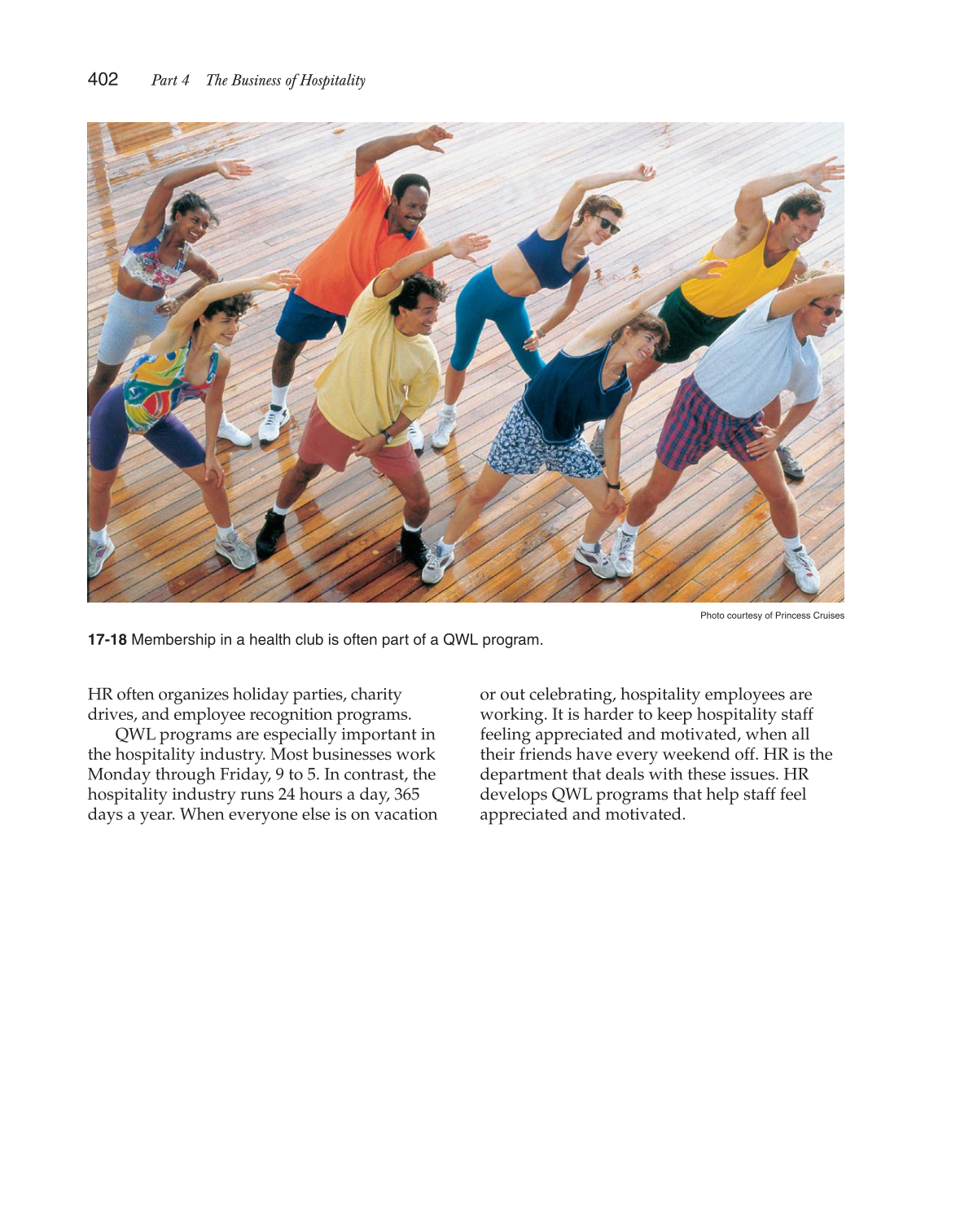 Hospitality Services: Food &amp; Lodging, 2nd Edition page 402