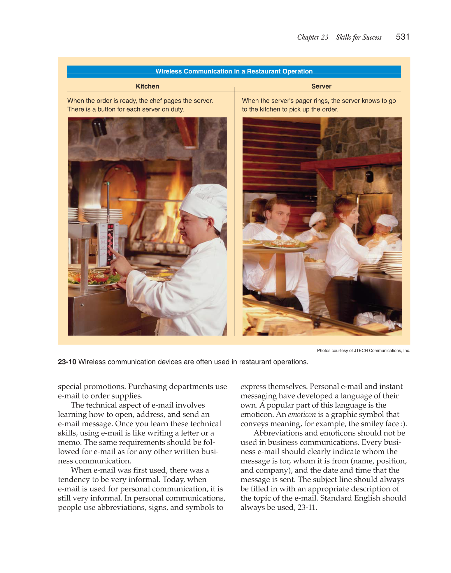 Hospitality Services: Food &amp; Lodging, 2nd Edition page 531