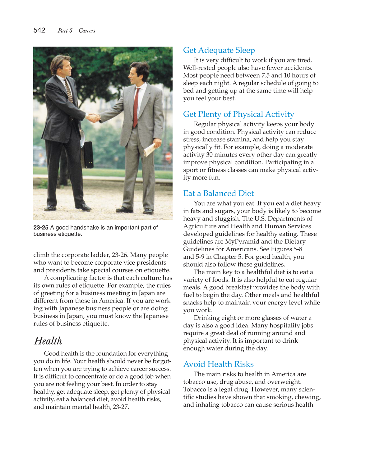 Hospitality Services: Food &amp; Lodging, 2nd Edition page 542