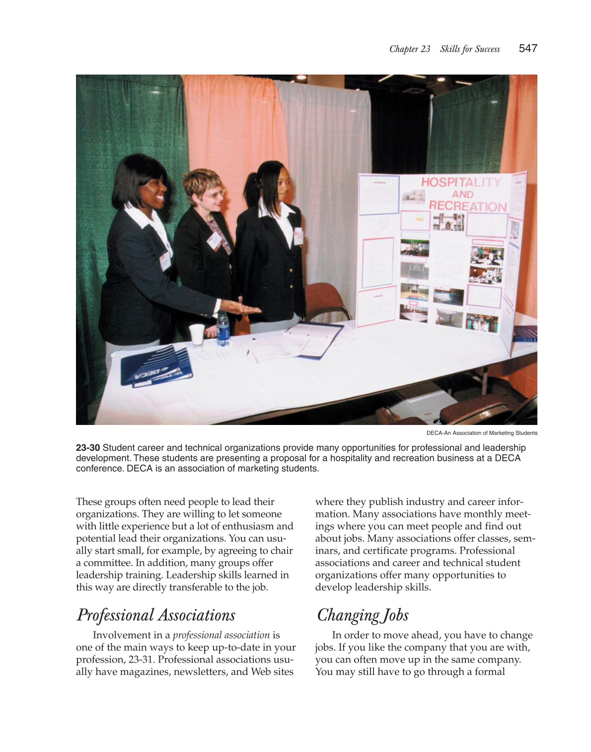 Hospitality Services: Food &amp; Lodging, 2nd Edition page 547