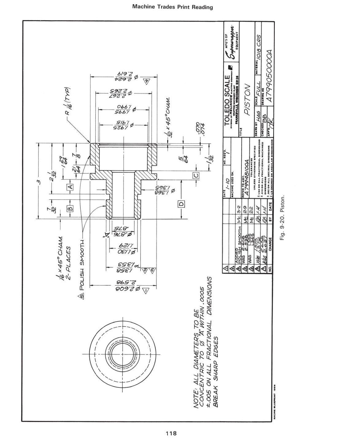 Machine Trades Print Reading, 5th Edition page 118
